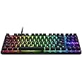 Razer Huntsman V3 X Tenkeyless (Purple Switch) – Optical Keyboard for Esports (Layout without Numeric Keypad, Fully Programmable Keys, with RGB Technology) QWERTY ES-Design | Black