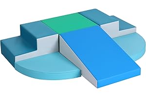 JUNGLEDOVE Kids Soft Play Set: 5 Piece Foam Climbinig Toys (Contemporary)