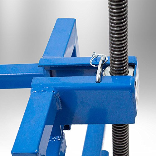 BITUXX® Hebevorrichtung Reinigungshilfe Rasentraktor-Heber Aufsitzmäher Mowerlifter 400kg Belastung +40° Neigung +100cm Auffahrbreite – Bild 5