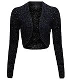  Islander Fashions - Torera - para Mujer Azul Azul Marino Small
