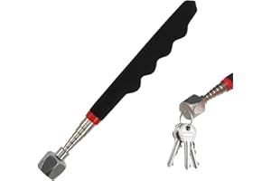 FASBET Magnes prętowy do 7,2 kg (16 lb) 83 cm wysuwany teleskopowy pręt magnetyczny, mocny magnes neodymowy, udźwig - Telescopic Magnetic Pick-Up Tool