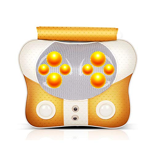 Preisvergleich Produktbild TESITE Massagekissen Heizung Halswirbel Hause Auto MassagegeräT (Gold)