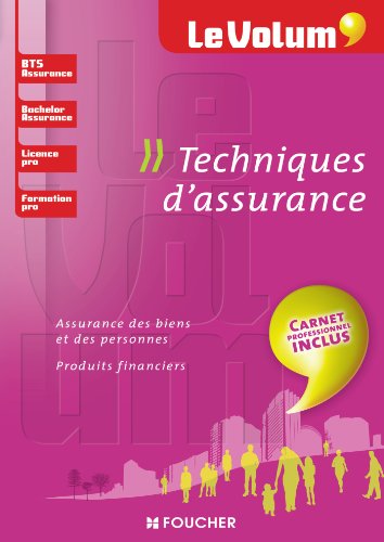 Télécharger Le Volum' Techniques d'assurance PDF