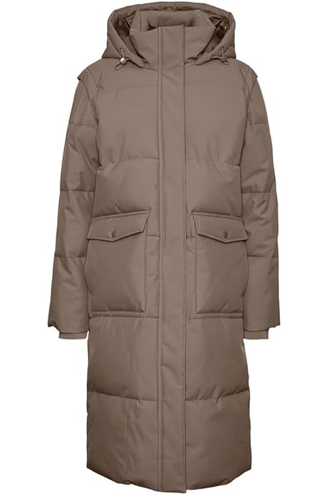 Maxi Coat VERO MODA Vmericaholly Lange Donsjas Dames Regular Fit