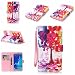 Produktbild Nancen Samsung Galaxy J5 2016 / SM-J510 (5,2 Zoll) Schutzhülle / Lederhülle, Hoch Qualität Flip Case PU Material Leder Handytasche, Bunt Helle und Lebendige Farben Muster - mit Standfunktion Brieftasche Karten Slot Wallet Etui Handy Zubehör