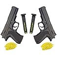 IK- (Set of 2) Toy Mouser Gun | 100+ Free BB Bullets | Best Mouser Air Pistol | Unique Mouser Revolver Gun | Mouser Toy Gun with Magazine Inbuilt in Gun |