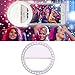 Produktbild Vandot Universal LED Ring Selfie Clip On Light für iPhone 6 6S Samsung Galaxy S7 Edge Huawei P9 Lite iPad HTC Nokia Smart Phones Front Camera NightDimmable for enhancing Flashlight Bright Headlight LED Strahler Flash selfie Licht ring Kamera Foto Video Licht Lampe Handy Zubehör für iPhone X /8 Plus/7/7 Plus, Samsung Galaxy S9 S9 Plus/ S8 Plus/S6 Edge/S7 Edge, Huawei P20 Pro P10 Lite P9 P8 Lite 2017 2018, Wiko Lenny 4/ Sony ZTE Und All Smartphone Handys