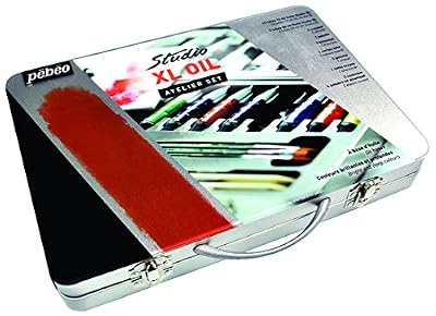 Pébéo Coffret métal de Peinture à l'huile Fine XL Assorties