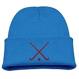 KLYDH Hockey Lover Gift Field Hockey Unisex Kids Beanie Caps Black