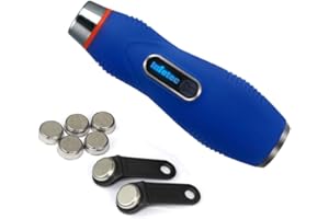 INFOTEC WÄCHTERKONTROLLSYSTEME E.K. Wächterkontrollsystem Blue-Pen S - WKS mit 15 Kontrollstellen - erweiterbar - Mobile Zeiterfassung - Arbeitszeiterfassung - Erinnerungsfunktion - komplettes Set - Sicherheitsdienst - Security