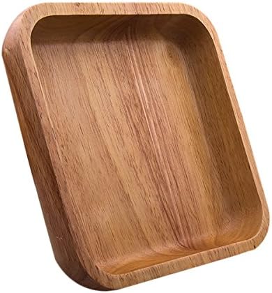 Creative Rubber Solid Wood Side Tableware A Set Of Three,18*18
