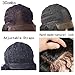 S-noilite® Charming Loose Wave Bob Wig Natural Wavy Curly Lace Front Wigs 1B off Black