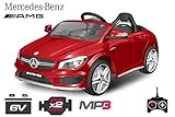 ferngesteuerte autos elektro offroad  Lizenz Kinderauto Mercedes - Benz CLA 45 2 x 25W 6V MP3 RC Elektroauto Kinderfahrzeug Ferngesteuert Elektro Auto … (Weiss)