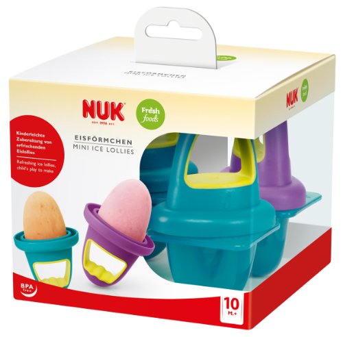 NUK 10255181 Fresh Foods Eisförmchen, 4 Förmchen zum Einfrieren von Obst oder Joghurt - 2