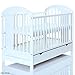 Baby Cot Bed LASSE white 120x60 maden of solid pine with XXL Drawer