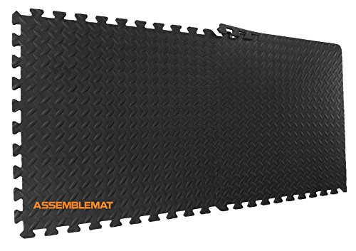 Gymnastikmatten-Set aus EVA-Schaumstoff, Blattwerk-Design, ineinandergreifend, 6 Stück Schutzmatten - 6