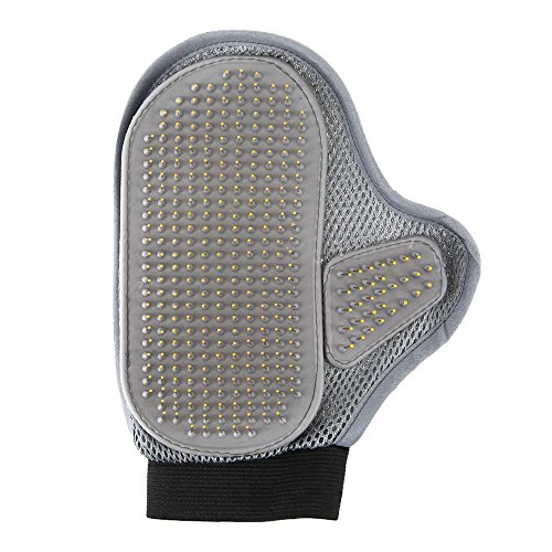 Alxcio animali domestici Spazzola cura Guanti per massaggio pettine con contatto di salute Cura gatti Fell Spazzola per Cani Gatto massaggio cura Guanto