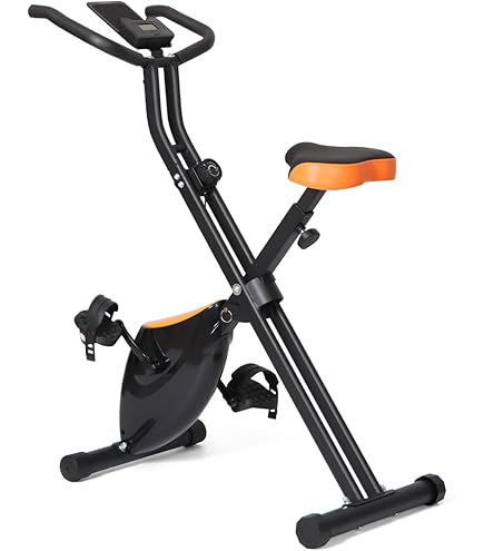 ISE Aktualisierte Heimtrainer Fahrrad,Hometrainer Fahrrad mit Verstellbarem Widerstand,Indoor Bike mit Flüsterleise,Schweres Schwungrad und Verbesserter LCD-Monitor,Indoor Cycling Bike