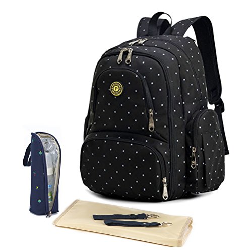 Aosbos Baby Diaper Bag 16 Pockets Nappy Changing Bag Diaper Backpack Mummy Large Capacity Shoulder Bag Handbag