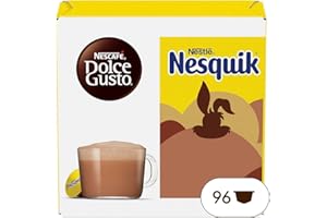 NESCAFÉ DOLCE GUSTO Nescafé Dolce Gusto Nesquik - Chocolat - 96 Capsules (Pack de 6 boîtes x 16)