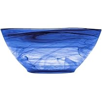 Inslatiera Quadrata 5five – 19 Cm, Blu Navy, In Vetro O Ceramica, Per Insalate E Presentazioni