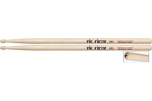 Vic Firth American Classic 5B Kinetic Force Baguettes, Caryer Américain, Bout en Bois