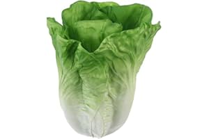 ZYWUOY Lechuga artificial, lechuga de simulación realista, decoración de verduras, lechuga de poliuretano, vegetales falsos para decoración del hogar y la cocina