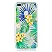 Produktbild HopMore Huawei Honor 9 Lite Hülle Silikon Transparent Motiv Muster Kreativ Lustig Schutzhülle Durchsichtig Handyhülle Ultra Dünn Stoßfest Gummi Case Cover Slim Bumper für Honor 9 Lite - Grünes Blatt