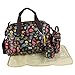 Ecosusi Multifunctional Mummy Handbag Designer Baby Changing Bags 5pcs Black