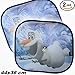 Produktbild MYN Frozen Auto-Fenster-Schatte, 2 Stück, 44 x 36 cm, Disney ELSA Anna, Sonnenschutz für Autofenster, Sonnenschutz und UV-Strahlen, Schutz für Ihr Kind – Baby-Seitenfenster, Auto-Sonnenschutz