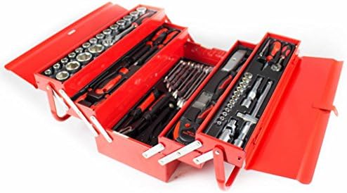 Ragnor – Metal Tool Box with Tools 72tlg. Tool Set – Red