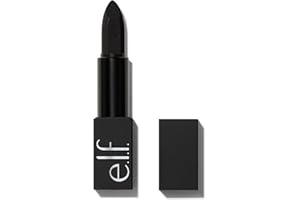 ‎E.L.F. e.l.f. O Face Satin Lipstick, reichhaltig pigmentierter, pflegender & langanhaltender cremiger Lippenstift mit Jojoba-Infusion, vegan & tierversuchsfrei, All Night