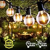 【End-to-End-Anschluss】 Jede Kette von 25 LED-Lampen verfügt über eine End-to-End-Verbindung, mit der Sie bis zu 41 Litzen großflächig verbinden können, um Ihren individuellen Anforderungen gerecht zu werden