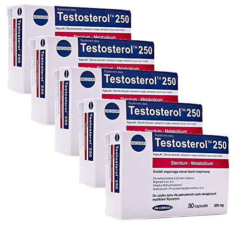 5 x Testosterol 250 x 30 Capsules Muscle Building Power Anabolic