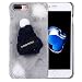 Produktbild SANHENGMIAO COVER È adatto per iPhone Für iPhone 7 Plus Plüschkugel Weihnachten Hut Plüsch Tuch PC-Hülle (Farbe : Grau)