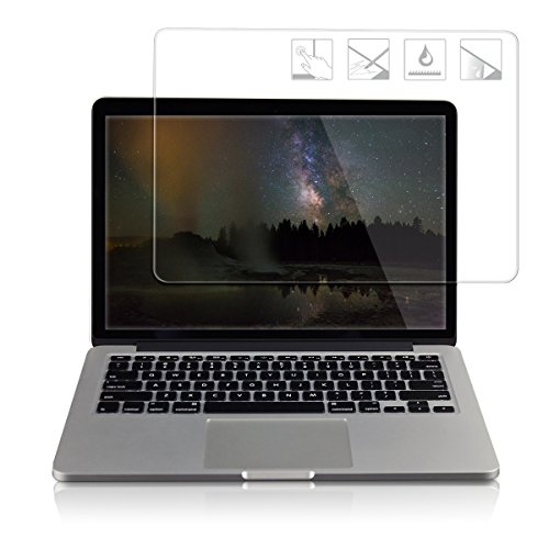 kwmobile Panzerglas Displayschutzfolie für Apple MacBook Pro Retina 13″ (Modelle ab Ende 2012 – Mitte 2016) – Schutzglas Folie Schutzfolie Displayschutz Glasfolie in kristallklar - 2