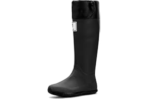 YENXAPEI Botas De Agua Hombre Mujer, Impermeables Comodos Altas Botas, Zapatos Lluvia De Goma Botines Camperos Para Exteriores