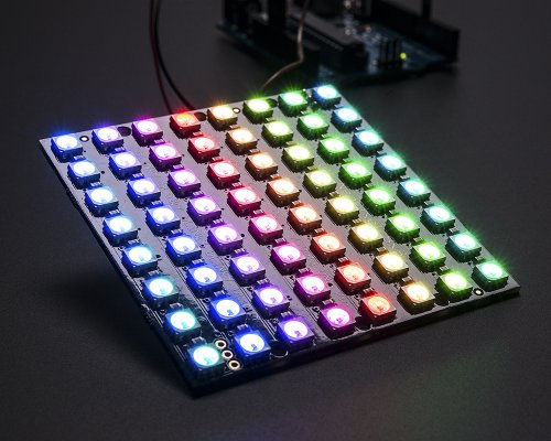 Preisvergleich Produktbild Adafruit NeoPixel NeoMatrix 8x8 - 64 RGB LED Pixel Matrix
