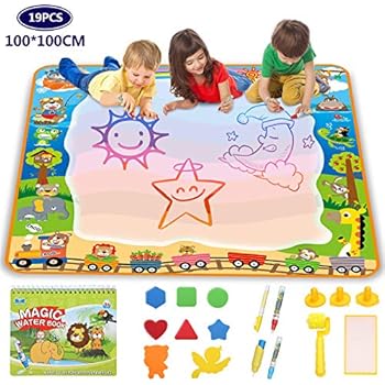 Tomy Tapis Aquadoodle Classique 4 Couleurs Rose T72372