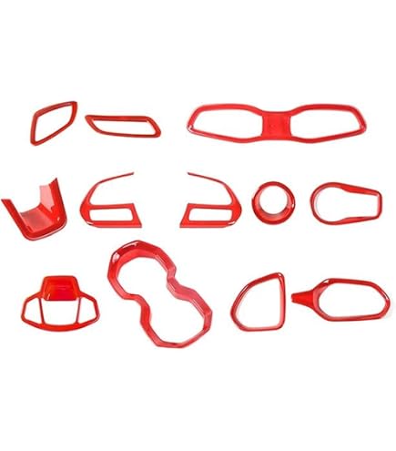 Cover Decorativa Per Bocchette Aria Cruscotto In ABS Per Jeep Renegade 2016-2022 – Colore Effetto Carbonio, Lato Sinistro E Destro - 3