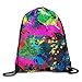 Produktbild ZHIZIQIU Graffiti Style Drawstring Bags Portable Backpack Pocket Travel Sport Gym Bag Yoga Runner Daypack -