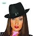 Produktbild Guirca Fiestas GUI13390 - Schwarzer Satin Gangster-Hut