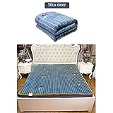 ❕Alle Heizdecken können sicher verwendet werden, mit eingebautem, fortschrittlichem Überhitzungsschutzsystem und automatischem Sicherheits-Aus-Testraum für beruhigendes Gefühl