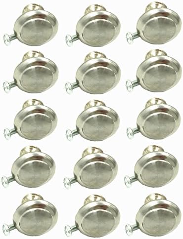 Yahead 15pcs Metal Door Knobs Handles Pulls for Cabinets Cupboard Dresser Shoebox Drawers Kitchen Furniture Kids Room