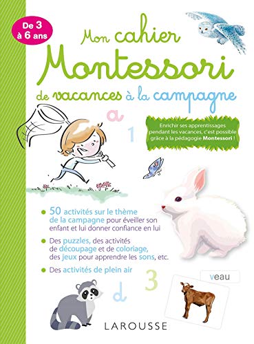 Mon cahier pour les vacances MONTESSORI : à la campagne- Cahier de vacances Mon cahier pour les vacances MONTESSORI : à la campagne- Cahier de vacances