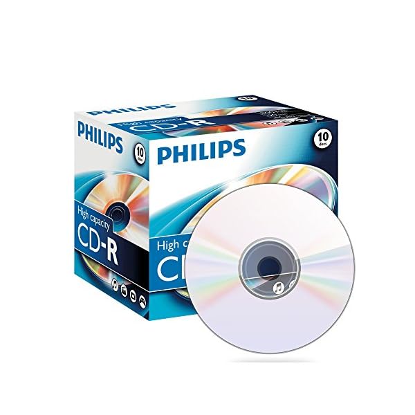 Philips CD-R Rohlinge (800 MB Data/ 90 Minuten, Multi Speed Aufnahme – Bild 3