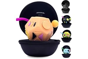 PILPOC theFube Fidget Cube Dodecagon 12 Sides - Premium Quality Fidget Cube Dice with Exclusive Carry Case, Durable, Relieve Stress and Anxiety, for ADD, ADHD, OCD (Orange & Mix)