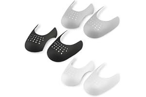 Relota 3 Pairs of Anti-Wrinkle Shoes Protection Shields, Prevent Trainers Shoes Crease Recess Shoe Stretcher for Trainers Wrinkle Protection, Shoe Wrinkle Preventer for Men Women Size EU (40-46)