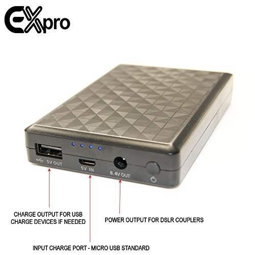 Ex-Pro DSLR On-The-Move Coupleur et Batterie de Secours avec Poign e d alimentation Ex-Pro DSLR On-The-Move Coupleur et Batterie de Secours avec Poign e d alimentation