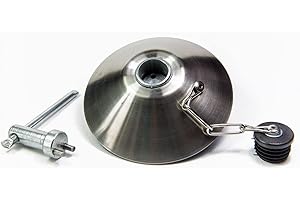 ‎WEB TRUCK 2 Tankdeckel Diebstahlsicherung Sicherung Schutz Verriegelung Tank Schloss Diesel Truck für LKW 80mm Volvo, Daf, Mercedes, Iveco, MAN, Satz mit zwei Schlüsseln